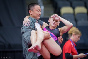 injured gymnast